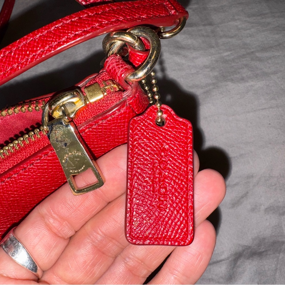 Coach Cherry Red Crossbody Bag - Picture 7 of 7